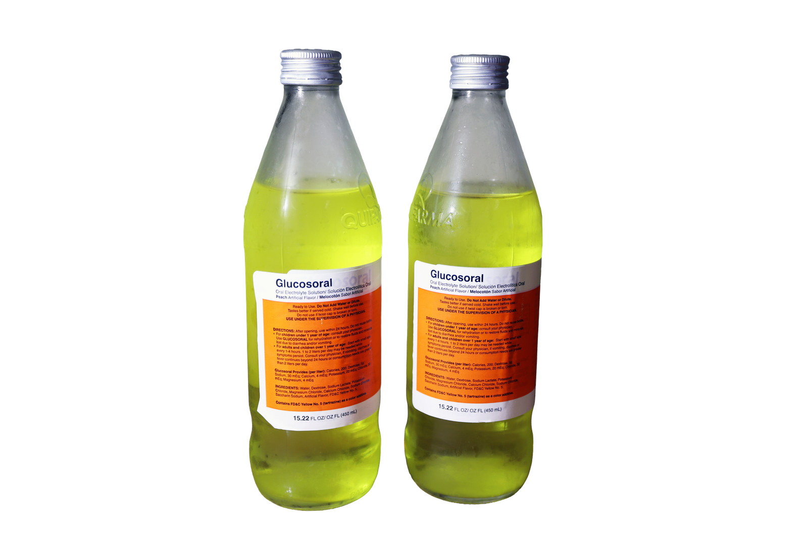 Glucosoral de melocoton - bebida energizante