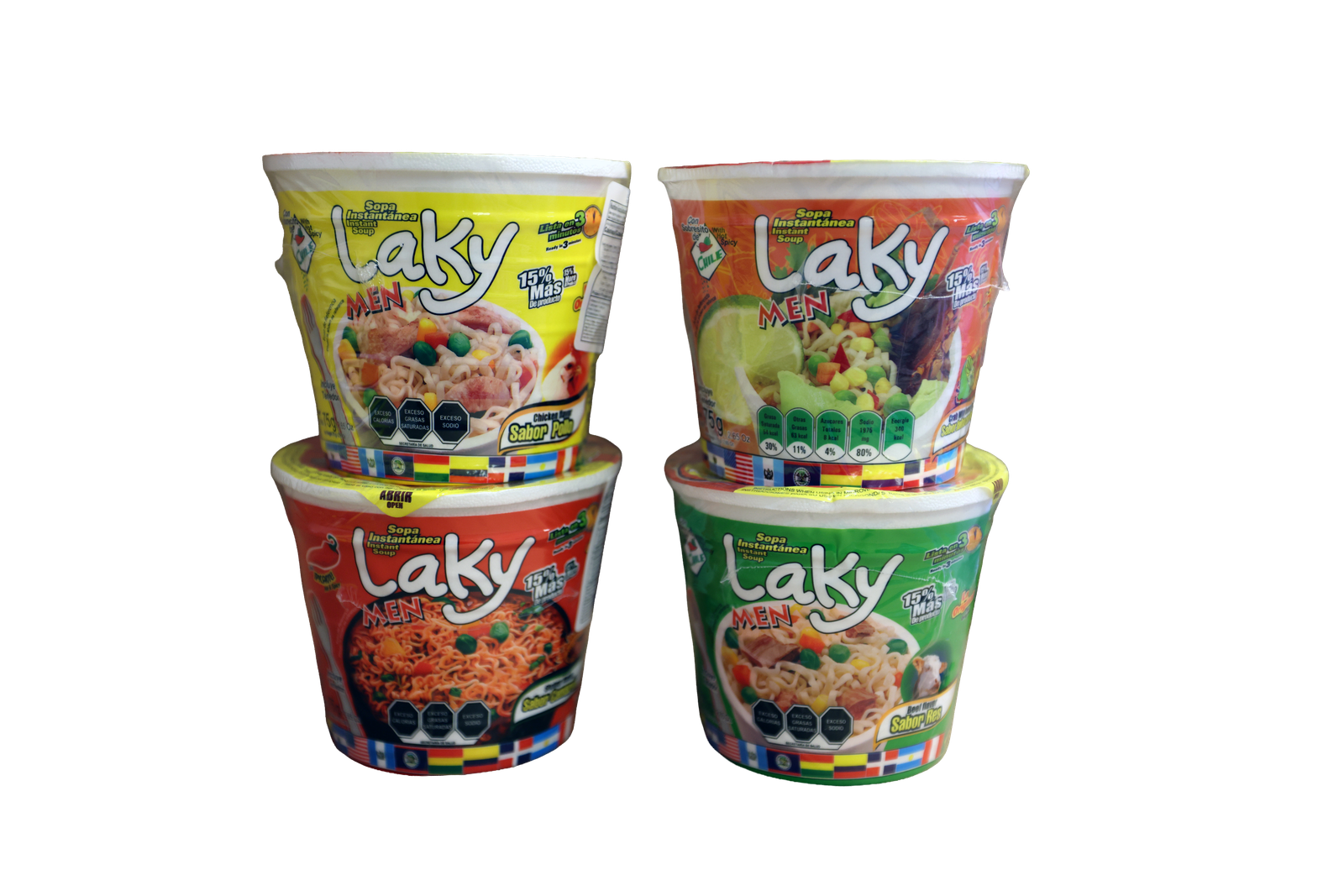 Sopa instantanea Laky